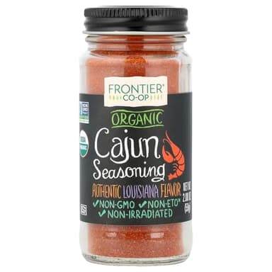 Frontier Co-op Organic Cajun Seasoning - Louisiana-Style Spice Blend for Meats, Seafood, Jambalaya, Cajun Pasta | 24.96 Ounce (Pack of 1)