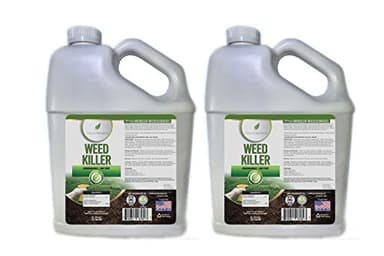 Natural Elements Weed Killer | Pet Safe, Safe Around Children | Natural Herbicide (2 Pack - 1 Gallon)