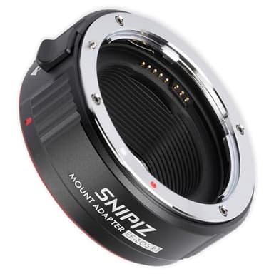 SNIPIZ Lens Mount Adapter EF-EOS R Auto-Focus Lens Converter Compatible with Canon EF/EF-S Lens for Canon R Mount Camera EOS R, RP, R3, R5, R6, R6II, R7, R8, R10, R50, R100