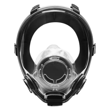 Elmridge American NIOSH certified E600 Full-Face Respirator Mask for Law Enforcement, First Responders, Riots - Impact Resistant Visor - Speaking diaphragm - Tear Gas & Pepper Spray Protection - S/M