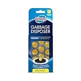 Glisten Garbage Disposer Freshener, Sink Disposal Odor Eliminator, Quick and Easy-to-Use, Lemon Scent, 10 Capsules