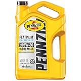 Pennzoil Platinum Full Synthetic 5W-30 Motor Oil, 5 Quart