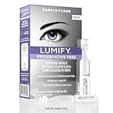 LUMIFY Redness Reliever Preservative Free Eye Drops, 20 Single Use Vials, Fast Acting, Only PF Drop for Whiter & Brighter Looking Eyes, Relieves Red Eyes, Works in 1 Min, Lasts Up to 8 Hours
