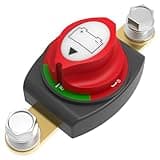 Battery Disconnect Switch, Malictele On/Off Side Post Battery Switch 275A 12-48V Power Cut Master Disconnect Isolator for Car Vehicle RV and Boat
