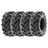 SunF 28x10-12 28x10x12 Mud v-shape ATV UTV Muddy Tire 6 PR A050 - SET of 4