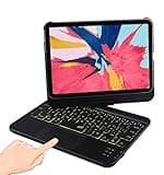 LENRICH Keyboard Case for iPad Mini 7 2024&Mini 6 2021 Multi Touchpad Backlit Functional Keyboard for iPad Mini 6th/7th Generation 8.3 inch Thin Light