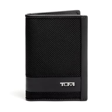 Tumi 01192274 ALPHA SLG Multi-Window Card Case Official Genuine Product, Black, One Size