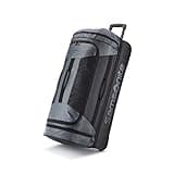 Samsonite Andante 2 Wheeled Duffel Bag – 32-Inch Durable Rolling Luggage with Inline Skate Wheels, Push-Button Handle & Spacious Compartments – Travel-Friendly and Lightweight - Riverrock/Black