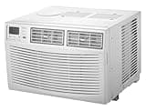 Amana 15,000 BTU Window Air Conditioner, 115V, Cools up to 700 Sq. Ft for Bedroom, Kitchen, Living Room with Remote Control, 24H Timer, 3-Speed, Auto-Restart, â€‹Digital Display, White
