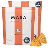MASA CHIPS - Tortilla Chips Snack Pack - Seed Oil Free, Naturally Grown Corn Chips - Low Carb Snacks - Made with Grass Fed Tallow & Sea Salt Tortilla Chips - 2 Pack, 5 Ounce Each