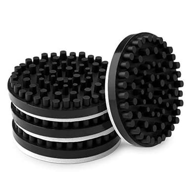 kwmobile Turntable Speaker Isolation Pads - Pack fo 4 Speaker Isolation Feet - Silicone Feet Self Adhesive for Turntable Platform Audio Equipment HiFi System Speakers Record Player