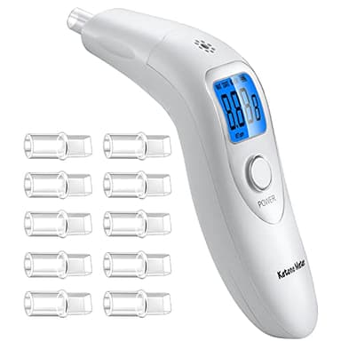 Breath Ketosis Meter - Professional Ketone Breath Analyzer Home Ketone Monitors Breath Meter Digital Ketosis Breath Tester with 10 Washable Mouthpieces - Achieve Your Ketosis Goals