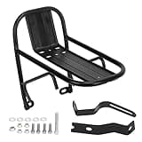 Front Bike Cargo Rack - Front Bike Rack - Max 15kg Capacity Bikecycle Luggage Rack with Fixed Bracket for Mountain Road Bike
