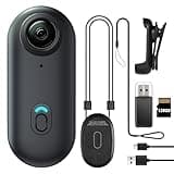 128GB FHD 1080P Mini Body Camera, Wearable Action Body Cam, Thumb Size Hands Free Recording Body Worn Camera, Premium Portable Camcorder Mount Anywhere for Work, Travel, Pet Walking (Black)