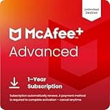 McAfee+ Advanced Individual Unlimited Devices 2025| Online Protection, Identity Theft Protection, Privacy Protection | Download