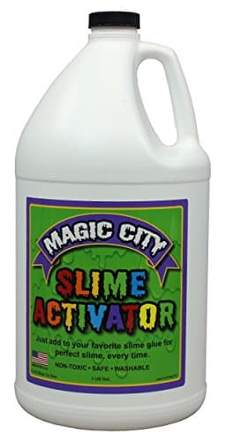Magic City Slime Activator - Non Toxic, Just Add to Your Favorite Glue for Great Slime Every Time, Made in USA (1 Gallon)