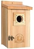 SISTERBIRD Bird Houses for Outside Clearance with Copper Guard, Cedar Bird House Outdoor, Bluebird Swallow Wren Chickadee Assembly Required