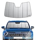 Pigenius Windshield Sun Shade for Kia Sportage 2023-2025,Deluxe Front Windshield Sunshade,6 Layers Sun Shield,Accordion Fold