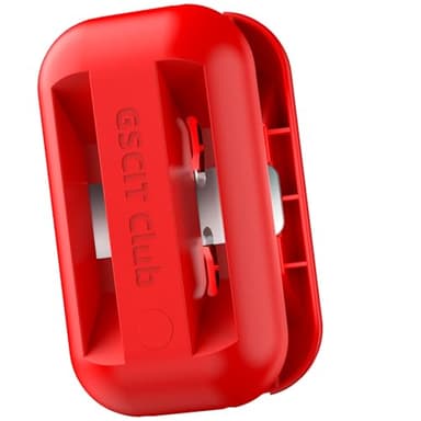 GSCIT Club Edge Banding Trimmer, Carbide Blades Hand Planer Edge for Burrs Edge Trim Planer Wood Scraper Edge Banding Tools Cutter for PVC ABS Melamine (Red)