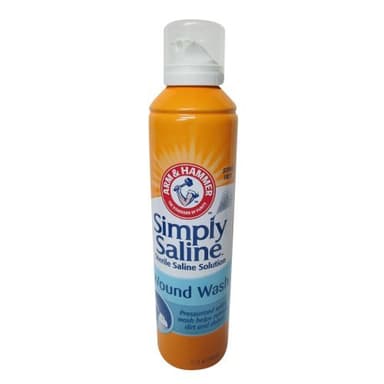 Arm & Hammer Simply Saline Wound Wash 7.4 Ounce - 4 Pack