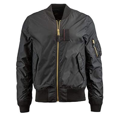 Alpha Industries Men's MA-1 Skymaster Flight Jacket (XS, Black)