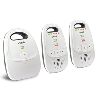 VTech Upgraded Baby Monitor with Rechargeable Battery, Long Range, Crystal-Clear Sound, and Alerts