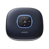 Anker PowerConf Speakerphone, Zoom Certified Conference Speaker with 6 Mics, 360° Enhanced Voice Pickup, 24H Call Time, Bluetooth 5.3, USB C, Compatible with Leading Platforms for Personal Workspaces