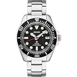 SEIKO SNE589 Watch for Men - Prospex Collection - Stainless Steel Case and Bracelet, Black Dial