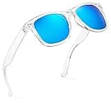 Retro Rewind Polarized Sunglasses for Men and Women - UV Protection Classic Mens Womens Sun Glasses - Cool Vintage 80s Shades