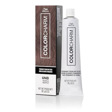 COLORCHARM Permanent Cream Hair Color, 6NB Souffle, 2 oz.