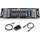 DMX Controller for dj Lights dmx512 Controller 192 Channel DMX 512 Controller DMX Board, DMX Light Controller with DMX Cables 2m/6.6 ft DMX Controller 512