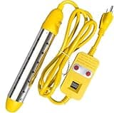 KVNTOOLS Portable Water Heater – 1500W Immersion Heater for Bathtub, Bucket, Hot Tub, and Mini Inflatable Pool – Fast Heating with Rust-Resistant 304 Stainless Steel Cap