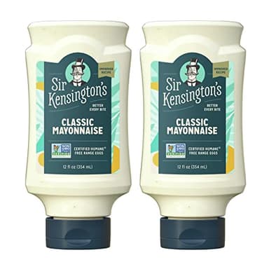 Sir Kensington's Mayonnaise Pack of 2 Classic Mayo Gluten Free Non- GMO Project Verified Shelf-Stable 12 oz