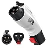 VIPTOO for Tesla to J1772 Adapter with Screen Display [Only to J1772], 60Amp 250V Converter with Press-Lock, Compatible with Tesla Charger&High-Power Connectors, Destination/Mobile Chargers