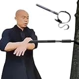 RISANXUN Wing Chun Dummy for Martial Arts Training, Tai Chi Push Hands Attached to Punching Bag, Karate Equipment for Teens and Adults - Tied to Tree or Pole