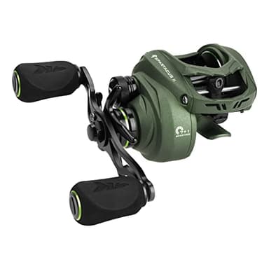 KastKing Spartacus II Baitcasting Fishing Reel, 6oz Ultralight, Super Smooth with 17.6 LB Carbon Fiber Drag, 7.2:1 Gear Ratio, 39mm Palm Perfect Lower Profile Design,Stryker Green,Right Handed
