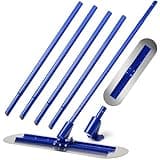 SyingHwan Bull Float,Stainless Steel Bull Float 48 x 8",Bull Float Concrete Tools,Concrete Bull Float with 4 X 3.8ft bull float handle,Concrete Finishing Float