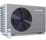 Varpoolfaye 30000 BTU Pool Heater For Inground Pool Heater 120V Swimming Pool Heat Pump Above Ground 8000 Gallon Heating Cooling WiFi Control Schedule