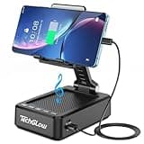 TechGlow Gifts for Men Women Foldable Cellphone Stand with Bluetooth Speaker and Power Bank Birthday Gift Idea for Mom Dad Cool Gadget Tech Gifts