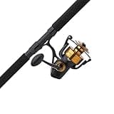 PENN 6'6" Spinfisher VII Spinning Fishing Rod & 6500 Reel Combo, 30-80lb Line Rating, Medium Power, IPX5 Sealing, CNC Gear Technology with Brass Main Gear