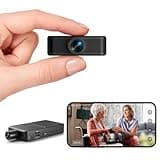 Mini Camera Wireless, 4K HD Nanny Cam, 10hr Continuous Recording WiFi Small Camera, FREE Cloud & SD Storage, No WiFi Needed Mini Camera, Motion Detection & Night Vision for Pet/Baby/Nanny Surveillance