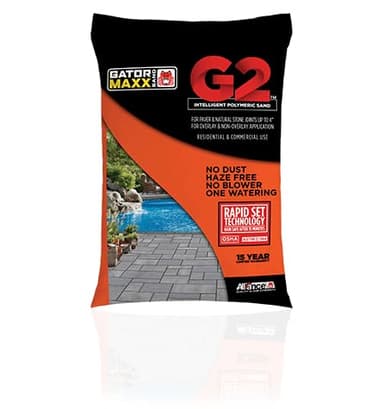 Alliance Gator Maxx G2 Intelligent Polymeric Sand for Paver & Natural Stone Joints Up to 4" (Slate Gray) – 50 lb Bag