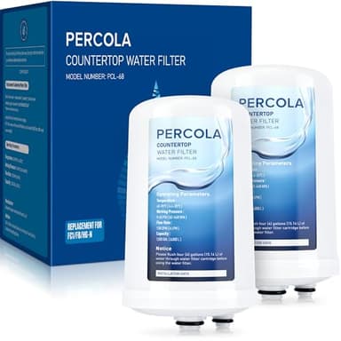 PERCOLA FC1, F8, HG-N Water Filter, Compatible with Enagic Leveluk F8 and HG-N Filters on K8, SD501(2011+), JRIV Machine (2 Pack)