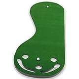 PUTT-A-BOUT Par 3 Holes Practice Putting Green Indoor Golf Mat Training Aid Equipment