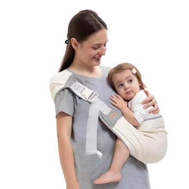 COSDIG Baby Carrier Newborn to Toddler, Baby Sling Carrier, Toddler Carrier 25-60 lbs with Adjustable Straps, Soft Padded Edges, Lightweight and Travel-Friendly Newborn Baby Carrier