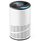 DUMOS Air Purifiers for Home Bedroom with a 3-in-1 HEPA Built-in Filter, Covers up to 1200 ft², True H13 Air Cleaner with Quiet Sleep Mode for Large Room, Removing Odor Smoke Dust Pet Dander