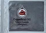 Copperhead-NG Premium Silicone Gun Cleaning Cloth Microsuede Flannel pre-treated with resealable pouch, Grey