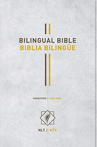 Bilingual Bible / Biblia bilingüe NLT/NTV (Hardcover, Gray)