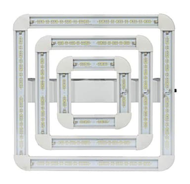 Forever Green Indoors Square 3 320W Full Spectrum LED Grow Light with Far Red Spectrum and Manual Dimming
