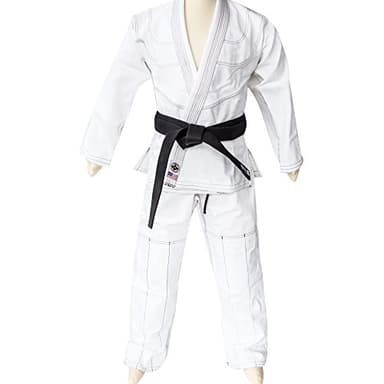 Victorbudo USA Brazilian Jiu Jitsu Gi BJJ Gi 550 GSM Hemp Cotton Blend Jui Jitsu gi White Grappling gi Uniform